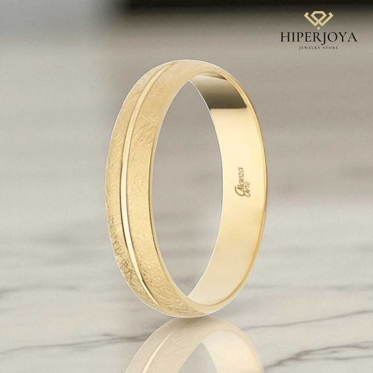 Alianza de Oro 4 mm 3