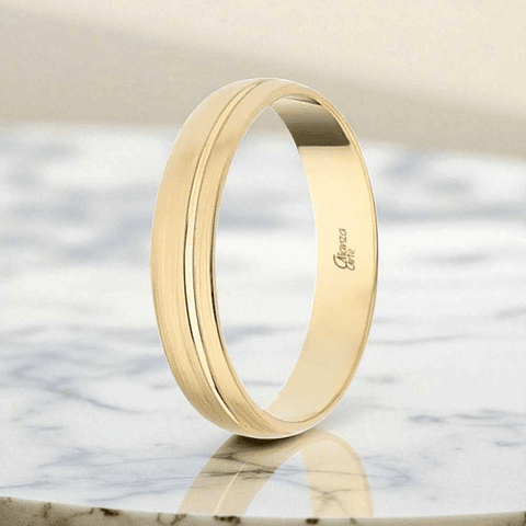 Alianza de Oro 4 mm