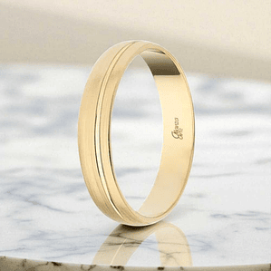 Alianza de Oro 4 mm