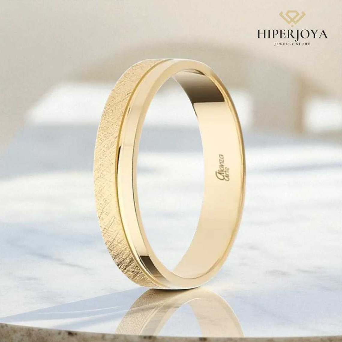 Alianza de Oro 4 mm 2