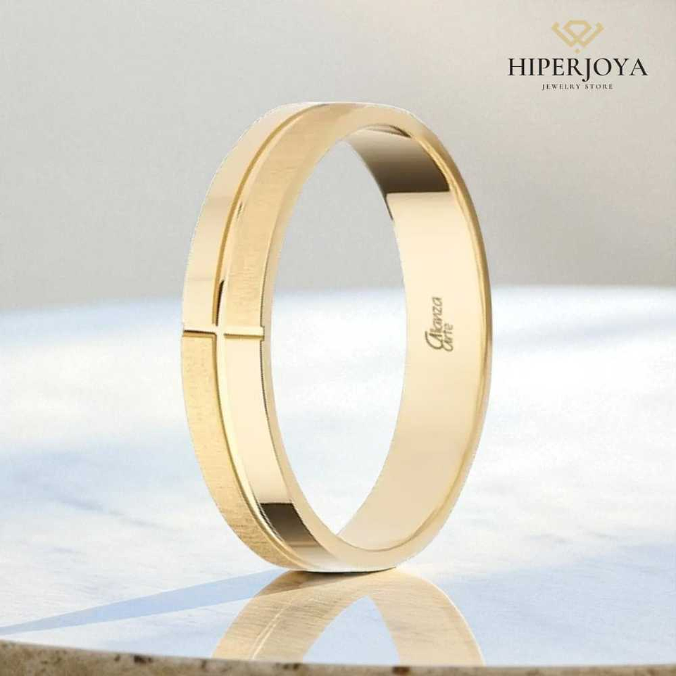 Alianza de Oro 4 mm 2