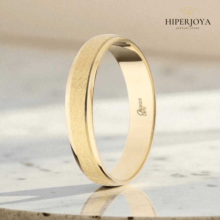 Alianza de Oro 4 mm 3