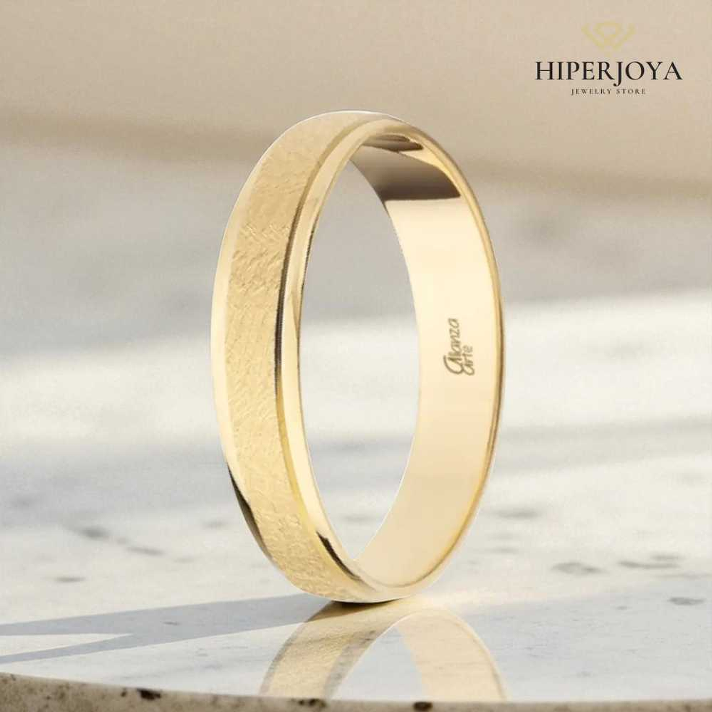 Alianza de Oro 4 mm 3