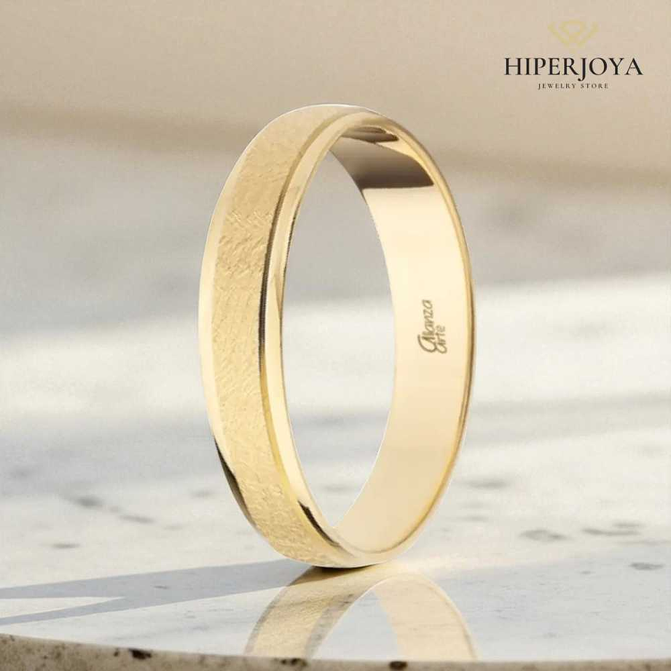 Alianza de Oro 4 mm 3