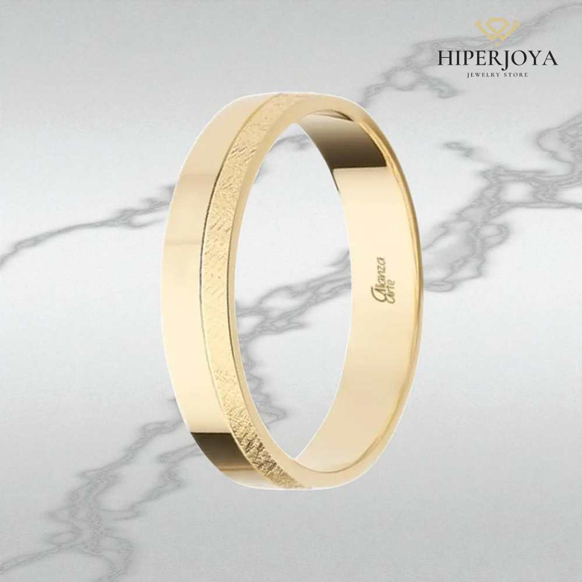 Alianza de Oro 4 mm 2