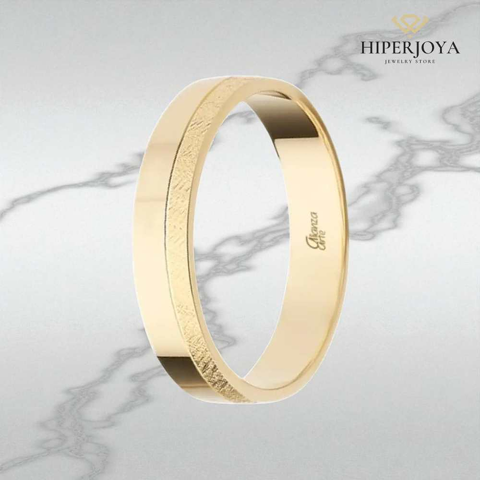 Alianza de Oro 4 mm 2