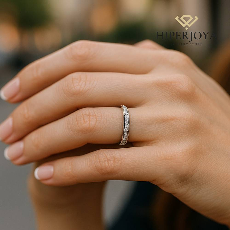 Anillo de compromiso Oro blanco 1