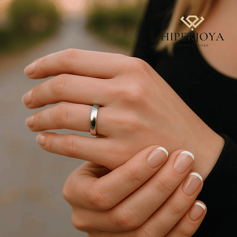 Alianzas de boda de plata 