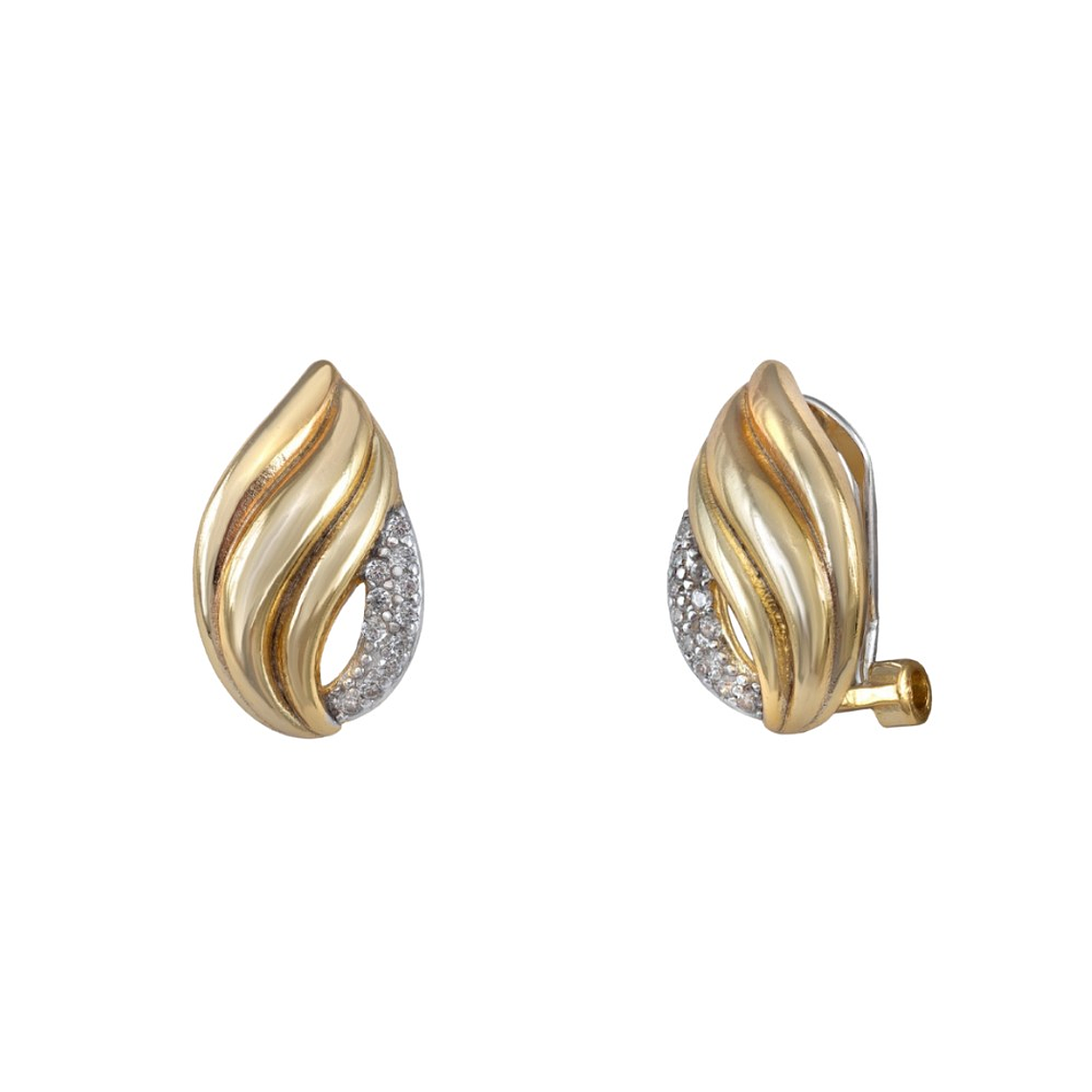 Pendientes dorados elegantes 1