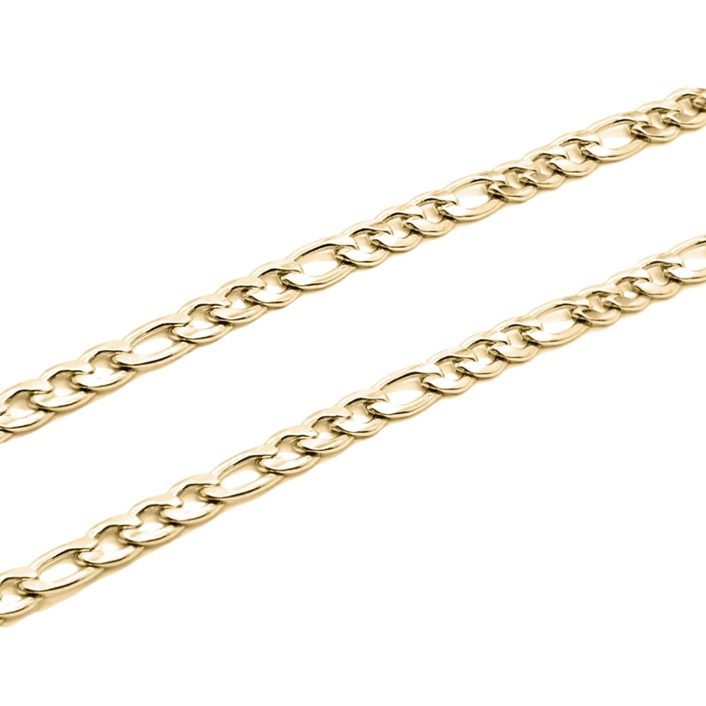 Cadena de acero y baño de oro  1