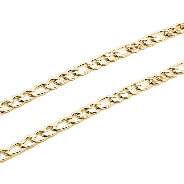 Cadena de acero y baño de oro  1