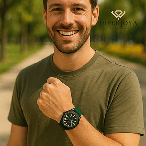 Reloj para hombre verde 