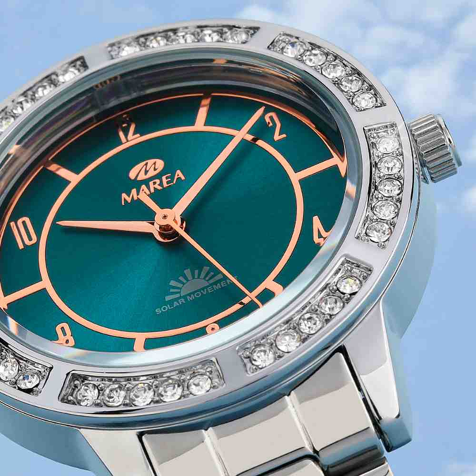 Reloj de carga solar para mujer 3