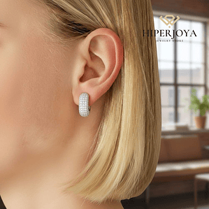 Pendiente de plata mujer 