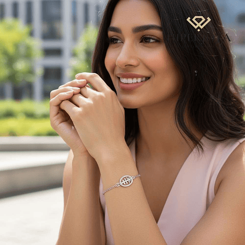 Pulsera cruz de caravaca 