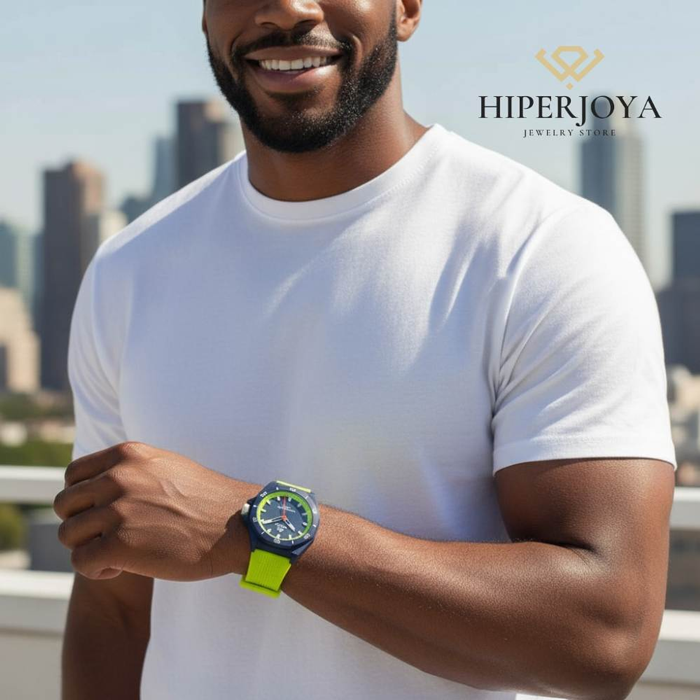 Reloj para hombre de plástico y silicona  2