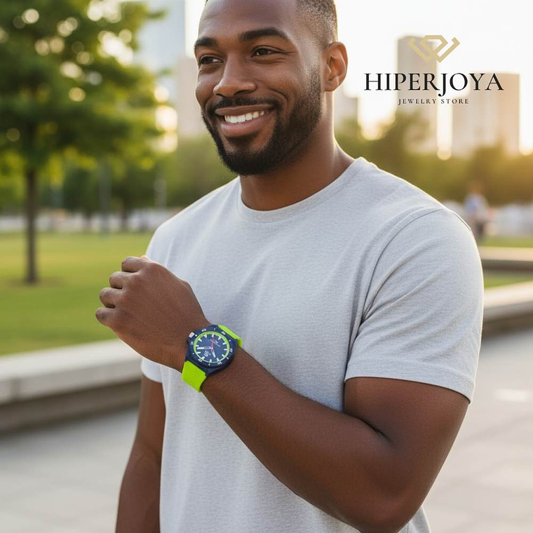 Reloj para hombre de plástico y silicona  3