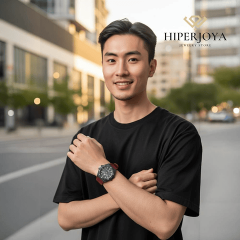 Reloj para caballero de silicona 