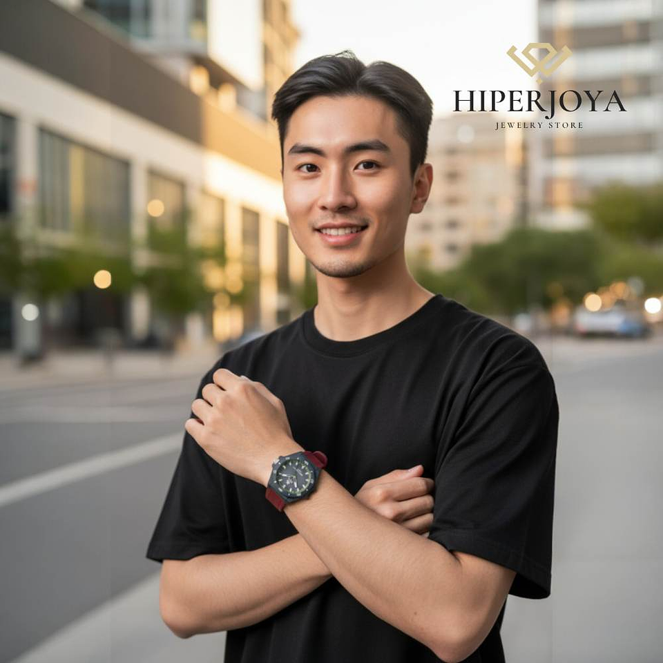 Reloj para caballero de silicona  2