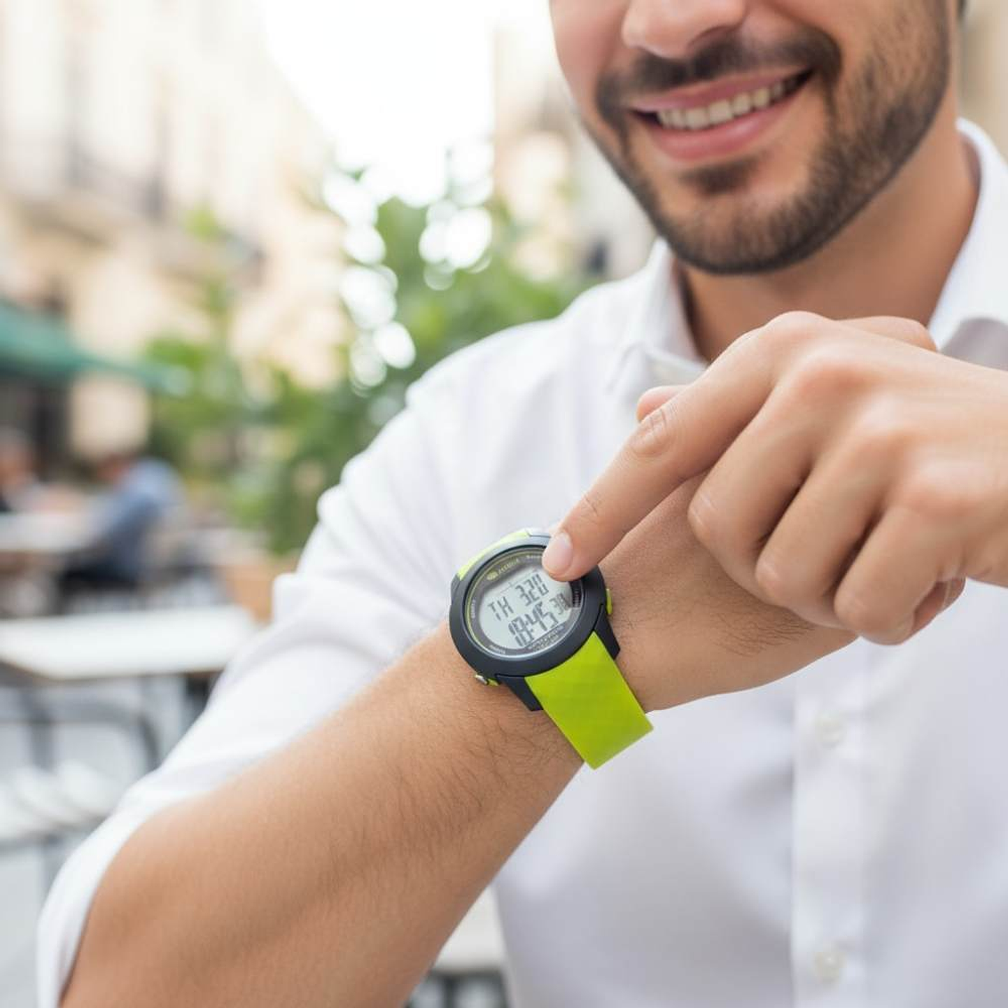 Reloj de caballero verde  3