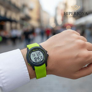 Reloj de caballero verde 