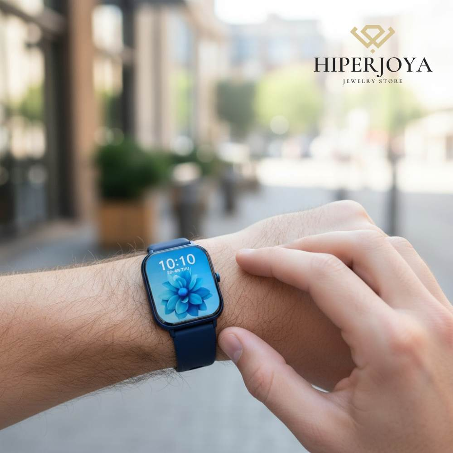 Reloj azul smarwatch para caballero  2