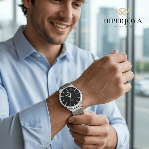 Reloj de acero para caballero 