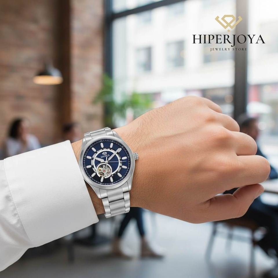 Reloj de acero automático movimiento japonés  1