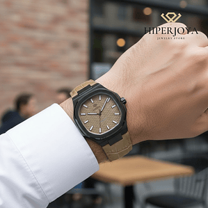 Reloj de piel para caballero 