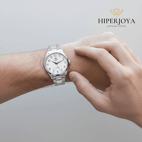 Reloj de acero para hombre 