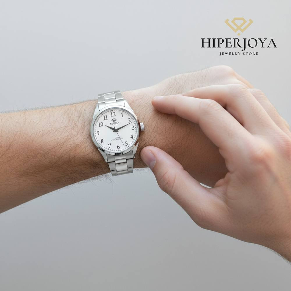 Reloj de acero para hombre  1