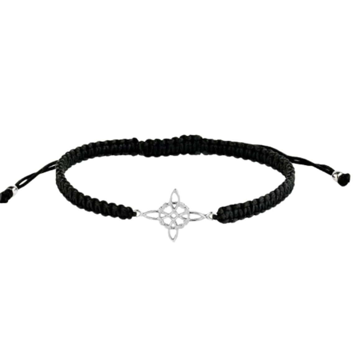 Pulsera de hilo y nudo de bruja  1