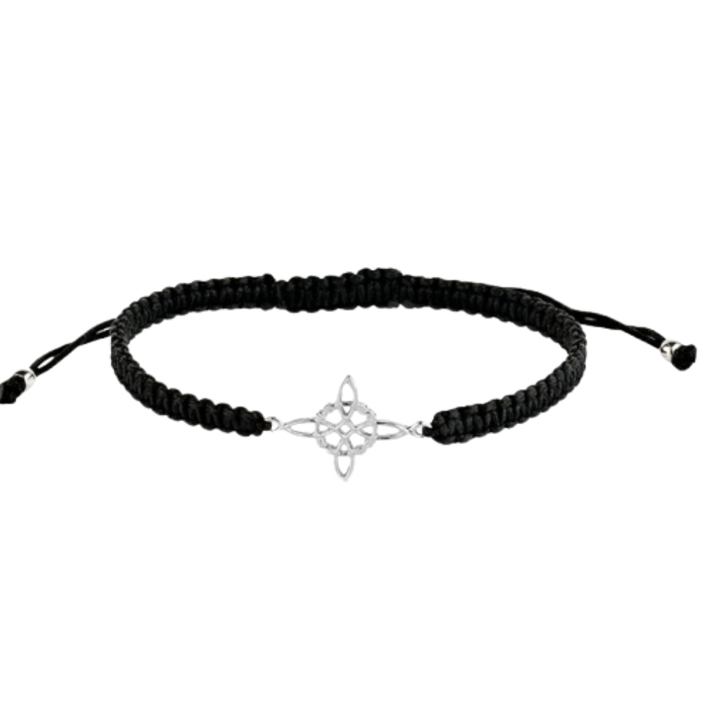 Pulsera de hilo y nudo de bruja  1