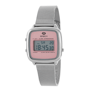 Reloj digital esfera rosa 