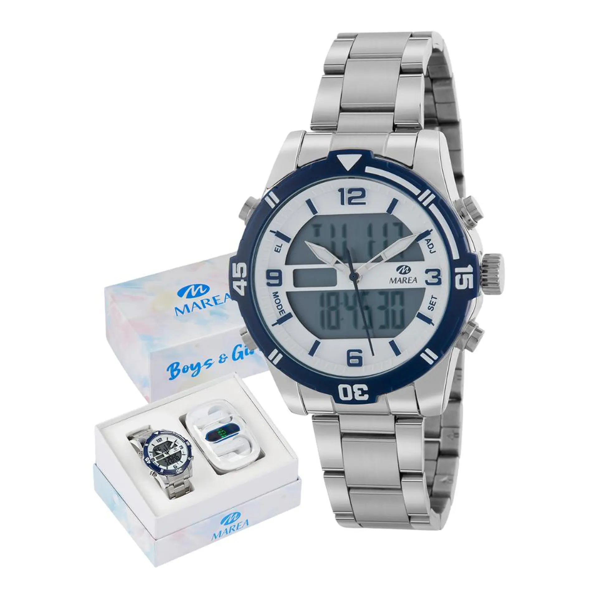 Reloj para niño con correa de acero  1