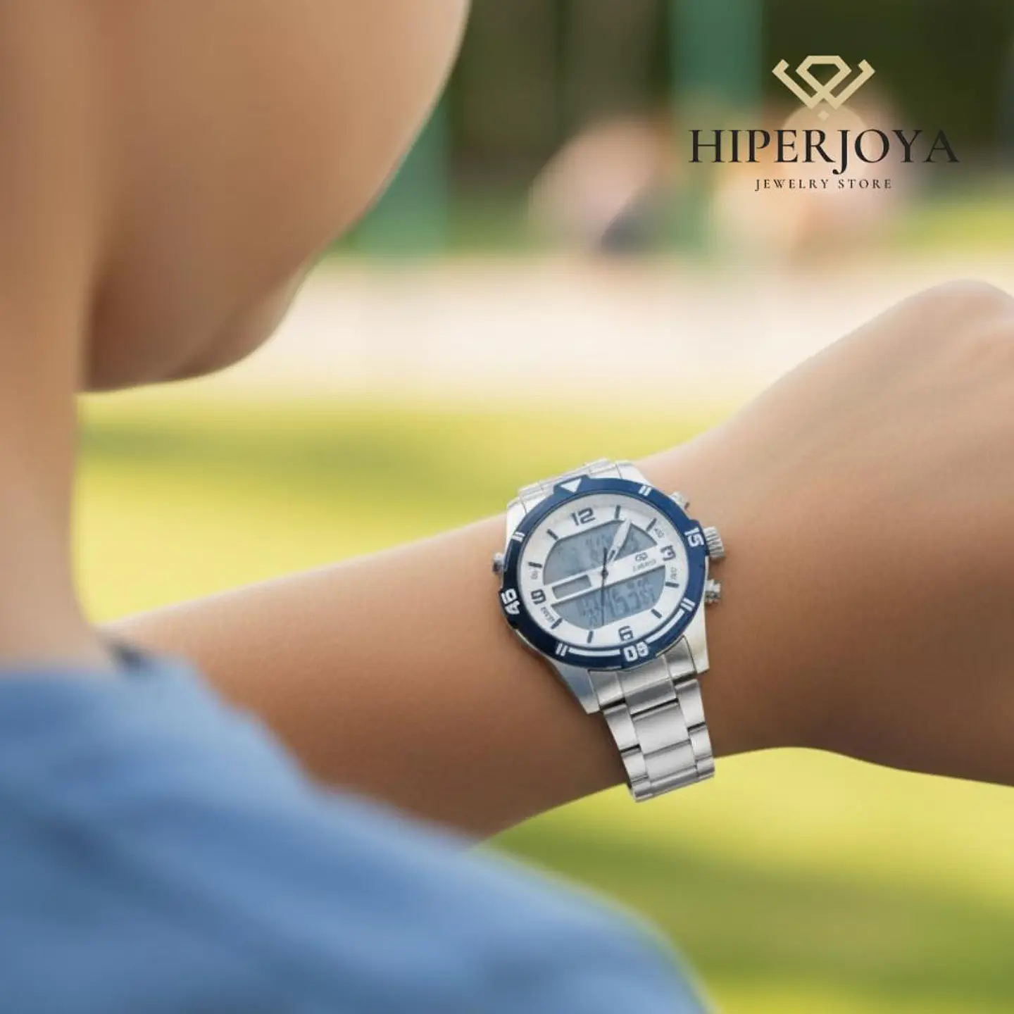 Reloj para niño con correa de acero  2