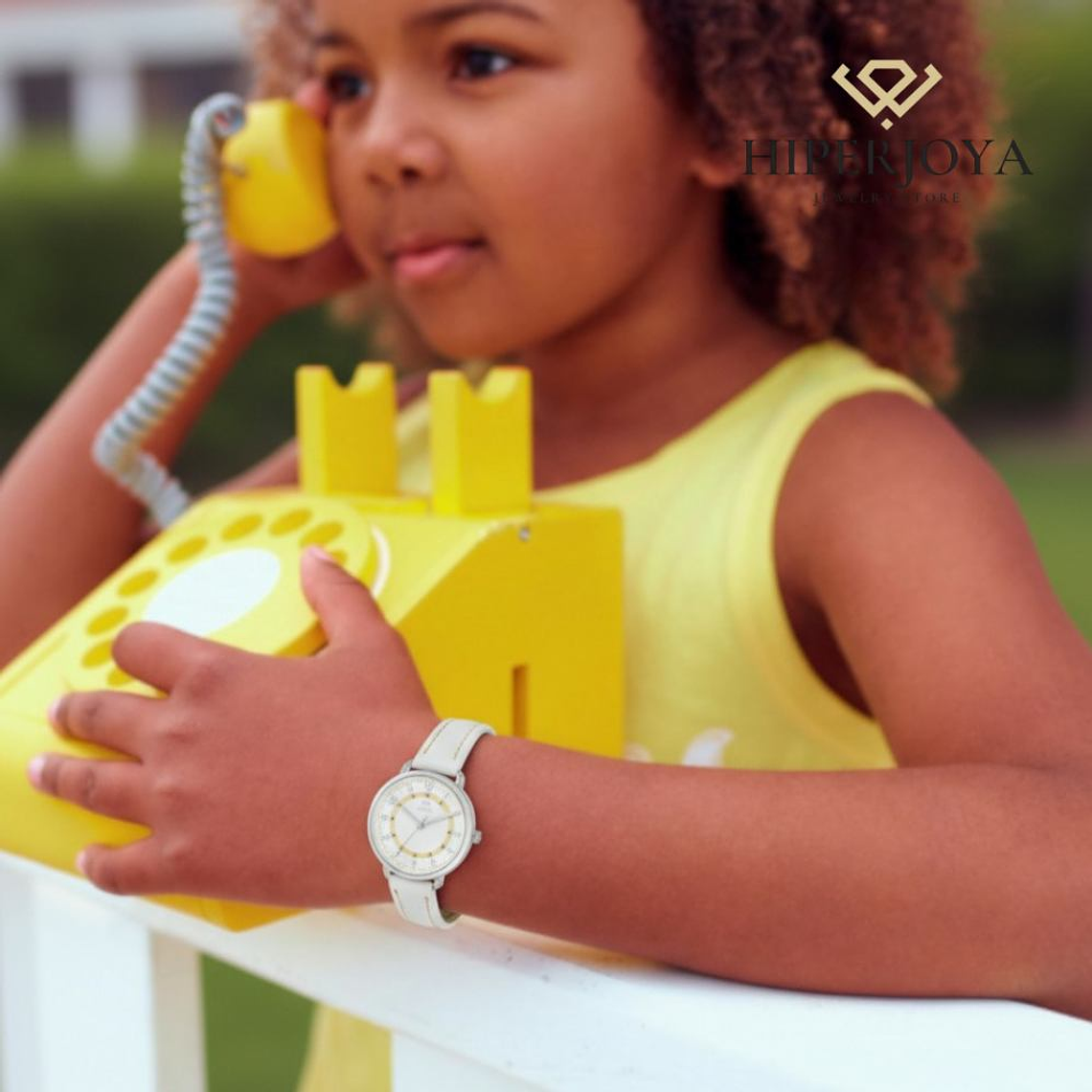 Reloj para niña de piel  3