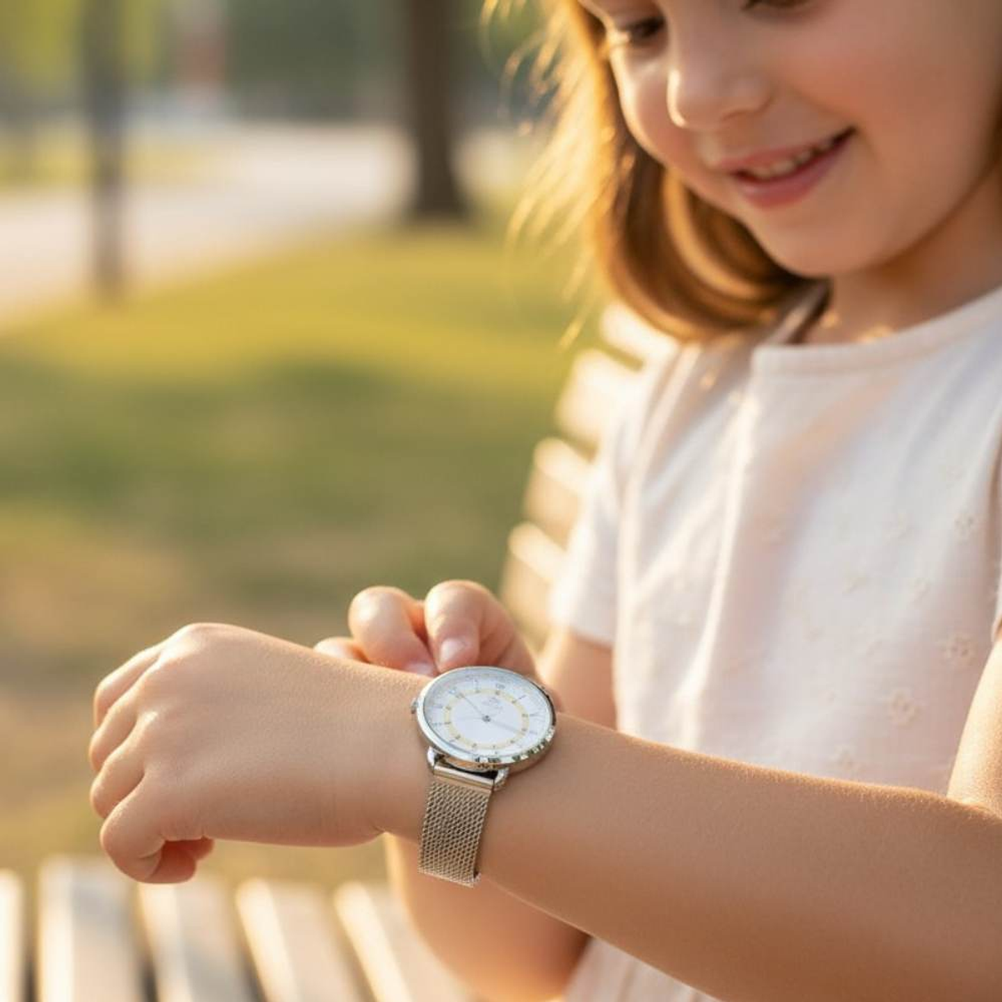 Reloj de niña más pendientes  3