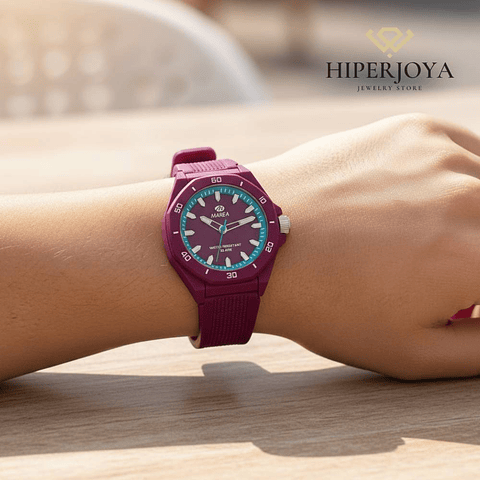 Reloj para mujer tres agujas 