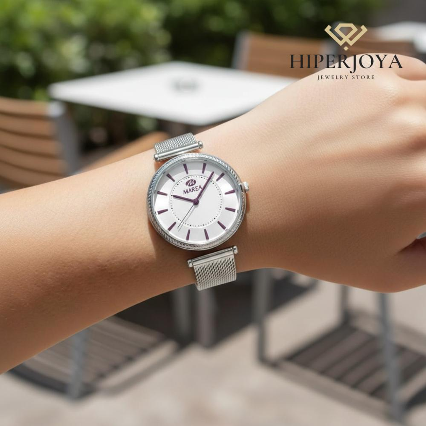 Reloj para mujer de acero  2