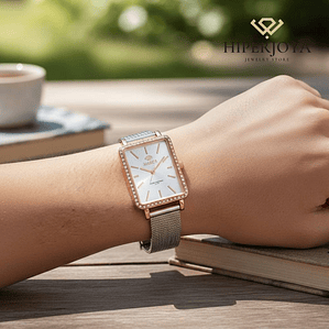 Reloj correa acero para mujer