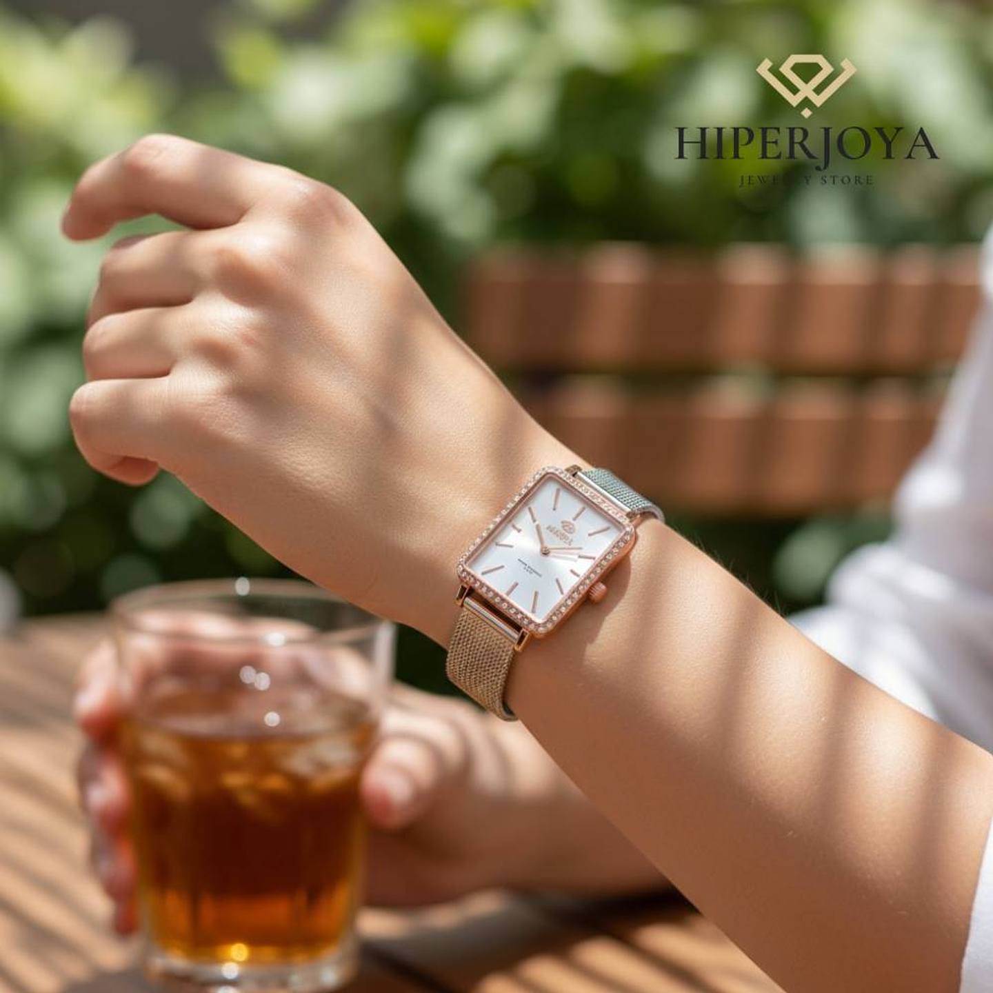 Reloj correa acero para mujer 3