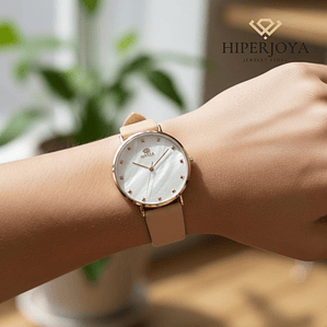 Reloj rosado para mujer 