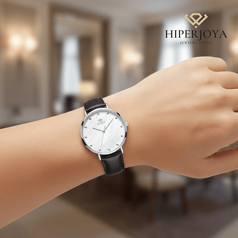 Reloj de piel para mujer