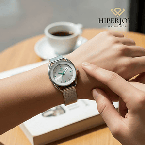 Reloj para mujer plateado 