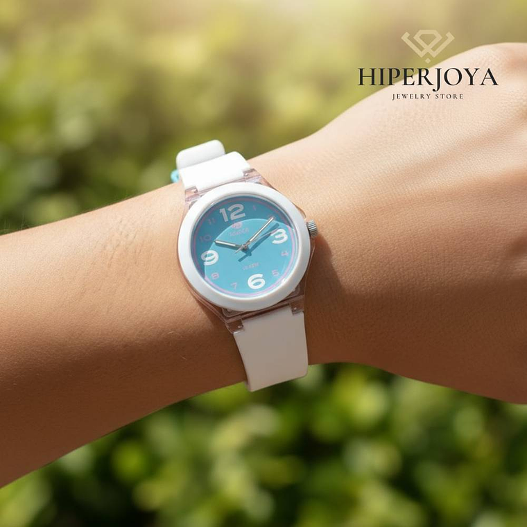 Reloj con esfera azul para mujer 2
