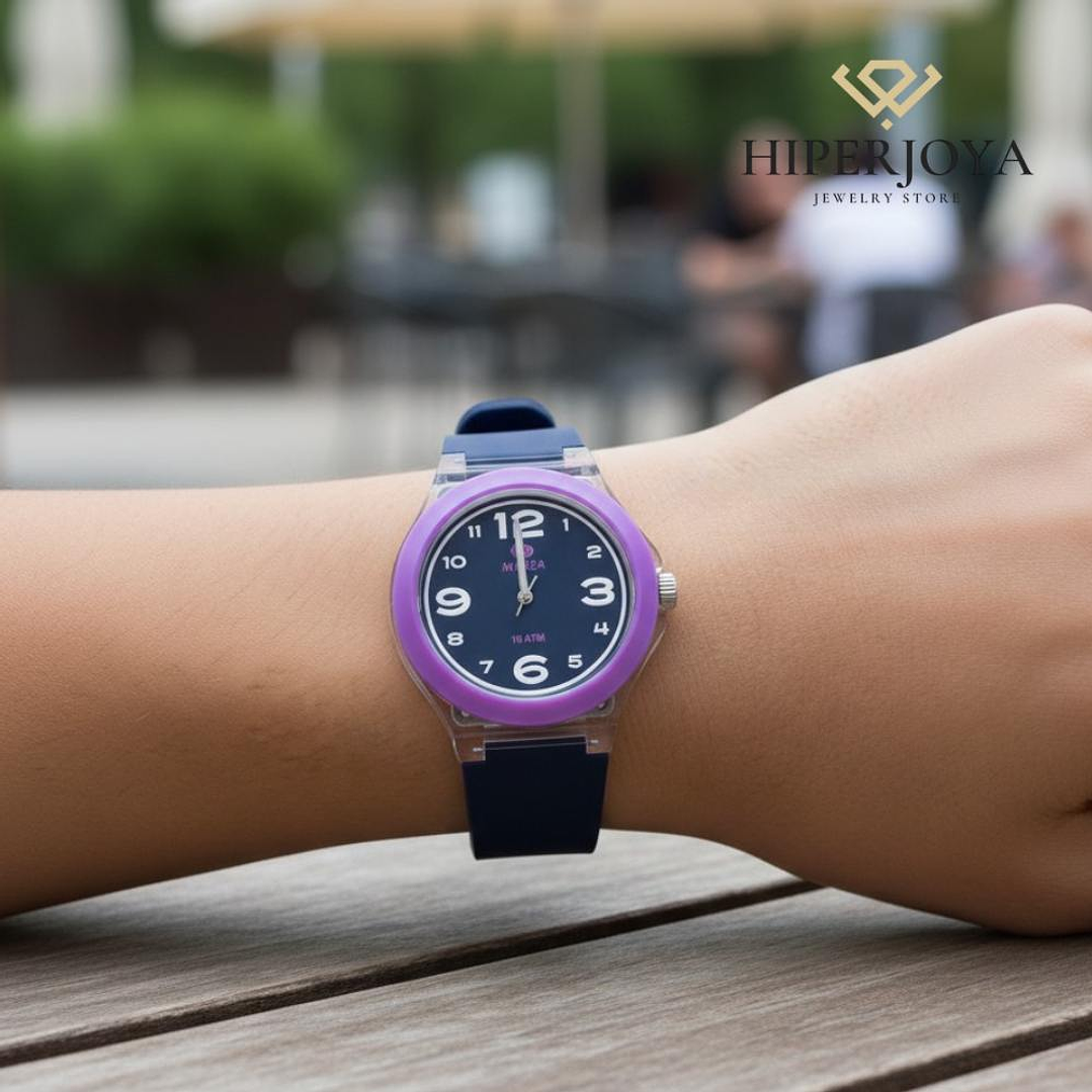 Reloj para mujer de esfera violeta  2