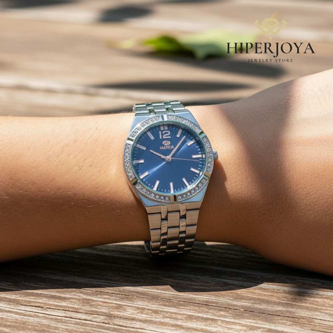 Reloj para mujer con esfera azul  2