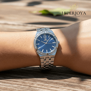 Reloj para mujer con esfera azul 