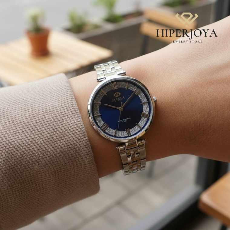 Reloj de mujer con esfera azul oscuro  2
